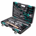  Набор инструментов, 1/2", 1/4", CrV, пластиковый кейс 76 предметов Stels, фото 1 