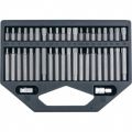  Набор бит HEX, Torx , SPLine, хвостовик-шестигранник 1/2, CrV, 42 шт. Stels, фото 1 