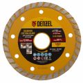  Диск алмазный, отрезной Turbo, 115 х 22.2 мм, сухая резка Denzel, фото 1 