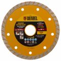  Диск алмазный, отрезной Turbo, 125 х 22.2 мм, сухая резка Denzel, фото 1 