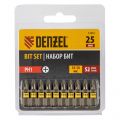  Бита PH1х25, сталь S2, шестигранный профиль, 10 шт. Е 6,3 Denzel, фото 1 