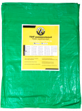  Тент 10 x15м (120г/кв.м.) зеленый/серебро, фото 1 