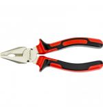  Плоскогубцы Nickel, 160 мм, никелированные, двухкомпонентные рукоятки Matrix, фото 1 