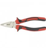  Плоскогубцы Nickel, 180 мм, никелированные, двухкомпонентные рукоятки Matrix, фото 1 