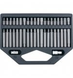  Набор бит HEX, Torx , SPLine, хвостовик-шестигранник 1/2, CrV, 42 шт. Stels, фото 1 