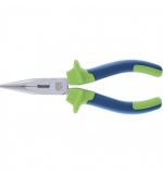  Длинногубцы прямые, 160 мм, двухкомпонентные рукоятки Сибртех, фото 1 