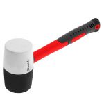  Киянка резиновая, 680 г, черно-белая резина, фибергласовая рукоятка Matrix, фото 1 