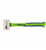  Киянка резиновая, 225 г, белая резина, фибергласовая рукоятка Сибртех, фото 1 