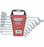  Набор ключей накидных, 6-22 мм, CR-V, 8 шт, полированный хром Matrix, фото 1 