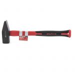 Молоток слесарный optimal, 1500 г, фибергласовая обрезиненная рукоятка, квадратный боек Matrix, фото 1 