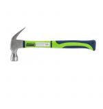  Молоток-гвоздодер, 450 г, с магнитом, фибергласовая обрезиненная рукоятка Сибртех, фото 1 