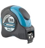  Рулетка "Schlagfest",3 м x 19 мм,магнитный обрезиненный зацеп,двусторонняя шкала,Нейлоновое покрытие,автоматическая фиксация Gross, фото 1 