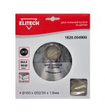  Пильный диск Elitech 1820.054900, фото 1 