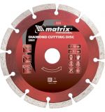  Диск алмазный, отрезной сегментный, 150 х 22.2 мм, сухая резка Matrix Professional, фото 1 