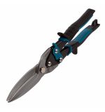  Ножницы по металлу "Piranha", 270 мм, прямой проходной рез, сталь СrMo, двухкомпонентные рукоятки Gross, фото 1 