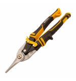  Ножницы по металлу, 270 мм, прямой рез, сталь-CrMo, трехкомпонентные рукоятки Denzel, фото 1 