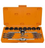  Набор метчиков и плашек М3-М12, плашко-метчикодержатель, 20 предметов, пластиковый бокс Sparta, фото 1 