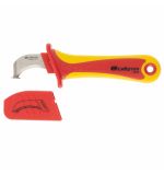  Нож диэлектрический до 1000 В, для снятия оплетки электрокабелей Сибртех, фото 1 