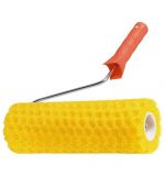  Валик "Структурный" поролоновый с ручкой, "горошек", 230 мм, D 80 мм, D ручки 6 мм MTX, фото 1 