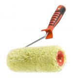  Валик для фасадных работ синтетический с двухкомпонентной ручкой, 180 мм, ворс 18 мм, D 48 мм, D ручки 6 мм, полиакрил Matrix, фото 1 