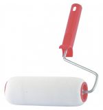  Валик "Поролон", в сборе, 200 мм, D 48 мм, D ручки 6 мм, крепление шплинтом Сибртех, фото 1 