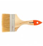 Кисть плоская Slimline 4" (100 мм), натуральная щетина, деревянная ручка Sparta, фото 1 