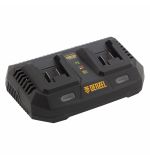  Устройство зарядное для аккумуляторов IBC-18-3.0-2, Li-Ion, 18В, 3.0 А, для двух батарей Denzel, фото 1 