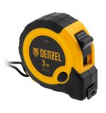  Рулетка 3м х 13мм, двухкомп. корпус, кнопка-пауза Denzel, фото 1 