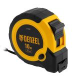  Рулетка 10м х 25мм, двухкомп. корпус, кнопка-пауза Denzel, фото 1 