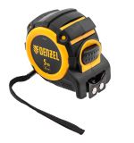  Рулетка 5м х 32мм, автоматич. фиксац., нейлон. покрытие, магнит. зацеп, двухстор. разметка Denzel, фото 1 