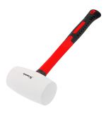  Киянка резиновая, 910 г, белая резина, фибергласовая рукоятка Matrix, фото 1 