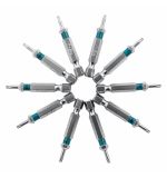 Бита Torx 8 х 50, сталь S2, 10 шт. Gross, фото 1 