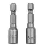 Биты с торцевыми головками 6 мм, 45 мм, 2 шт. Matrix, фото 1 