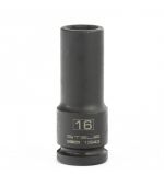  Головка ударная удлиненная шестигранная, 16 мм, 1/2, CrMo Stels, фото 1 