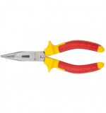  Длинногубцы прямые Insulated, 160 мм, двухкомпонентные рукоятки Matrix Professional, фото 1 