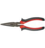  Длинногубцы прямые Black Nickel, 160 мм, двухкомпонентные рукоятки Matrix, фото 1 