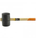  Киянка резиновая, 1130 г, черная резина, деревянная рукоятка Sparta, фото 1 
