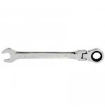  Ключ комбинированный трещоточный, 12 мм, CrV, шарнирный, зеркальный хром Matrix Professional, фото 1 