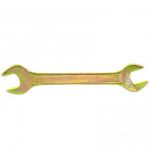  Ключ рожковый, 14 х 15 мм, желтый цинк Сибртех, фото 1 