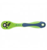  Ключ-трещотка, двухкомпонентная рукоятка, 3/8 Сибртех, фото 1 