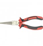  Круглогубцы Nickel, 160 мм, никелированные, двухкомпонентные рукоятки Matrix, фото 1 