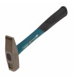  Молоток слесарный, 500 г, квадратный боек, фибергласовая обрезиненная рукоятка Gross, фото 1 