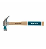  Молоток-гвоздодер, 450 г, угол 45, магнит, обрезиненная рукоятка American hickory GROSS, фото 1 