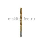  Сверло HSS-TiN с хвостовиком 1/4 Makita D-15855, фото 1 