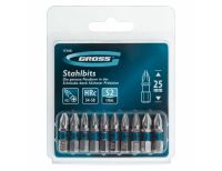  Бита РZ2 х 25, сталь S2, 10 шт. Gross, фото 9 