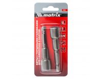  Биты с торцевыми головками 10 мм, 65 мм, 2 шт. Matrix, фото 5 
