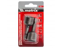  Биты с торцевыми головками 13 мм, 45 мм, 2 шт. Matrix, фото 5 