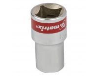  Головка торцевая, 12 мм, шестигранная, CrV, под квадрат 1/2, хромированная Matrix, фото 2 