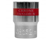  Головка торцевая, 21 мм, шестигранная, CrV, под квадрат 1/2, хромированная Matrix, фото 3 