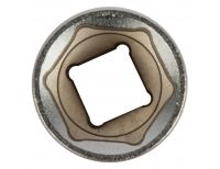  Головка торцевая, 22 мм, шестигранная, CrV, под квадрат 1/2, хромированная Matrix, фото 4 